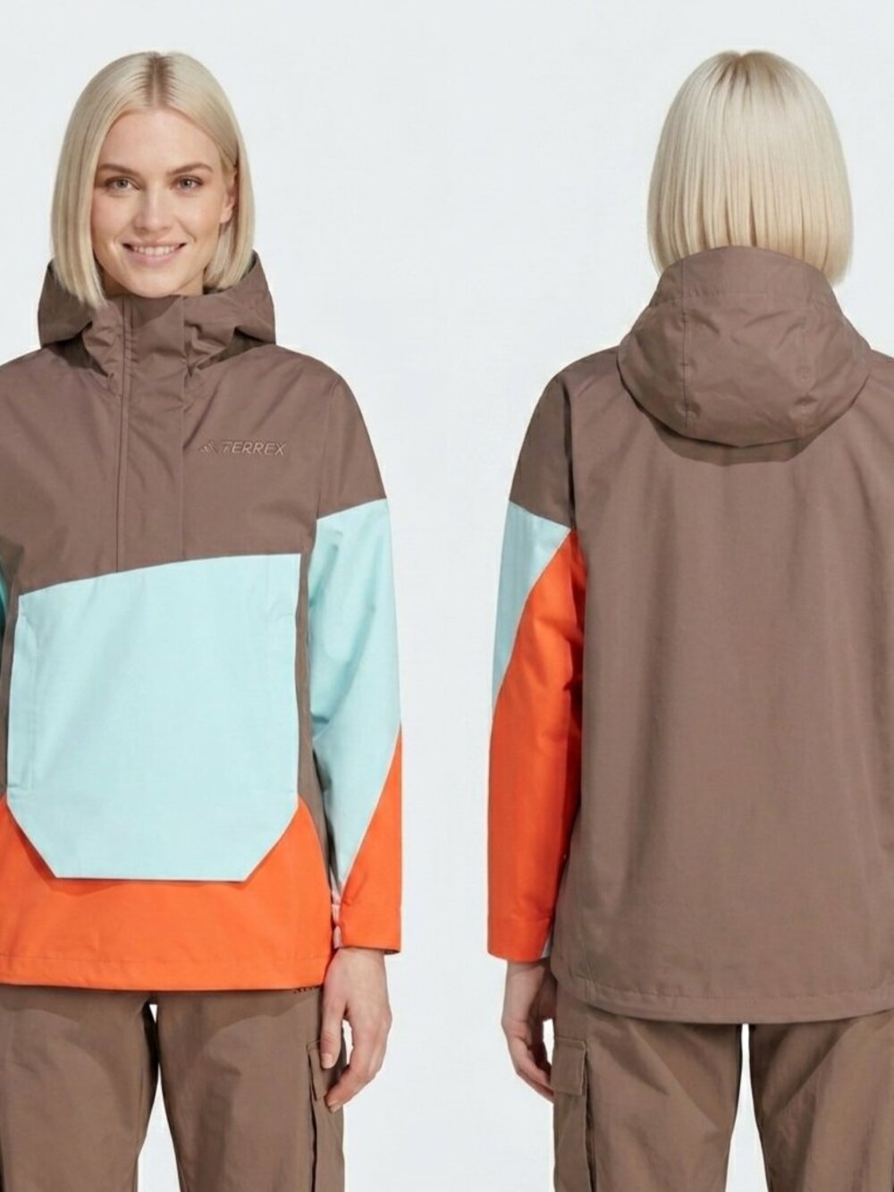 Adidas Terrex Xploric 2.5L Climaproof Anorak Parka Hiking Jacket - JL9813 - NWT